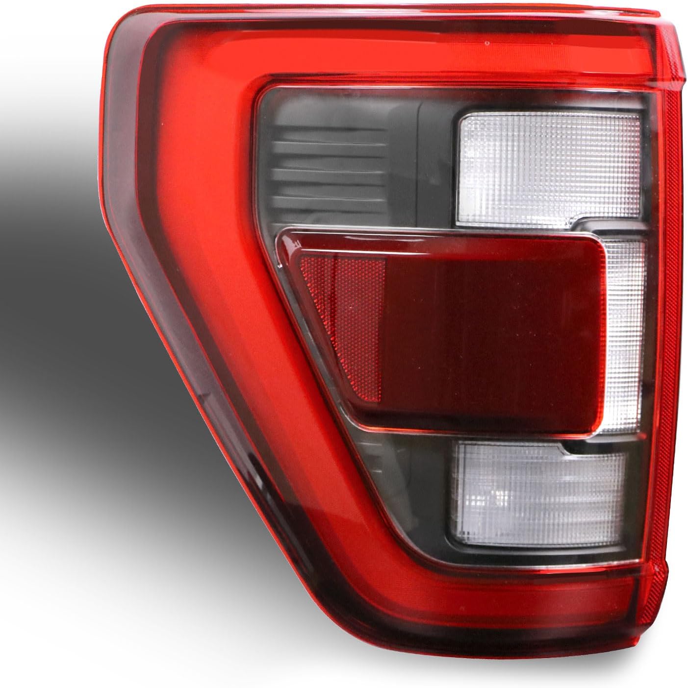 Tail Light Assembly with Blind Spot & Brake Lamp for 2021-2023 Ford F-150 – LED/Halogen, Left/Right Side (Module Not Included) - OMOTOR