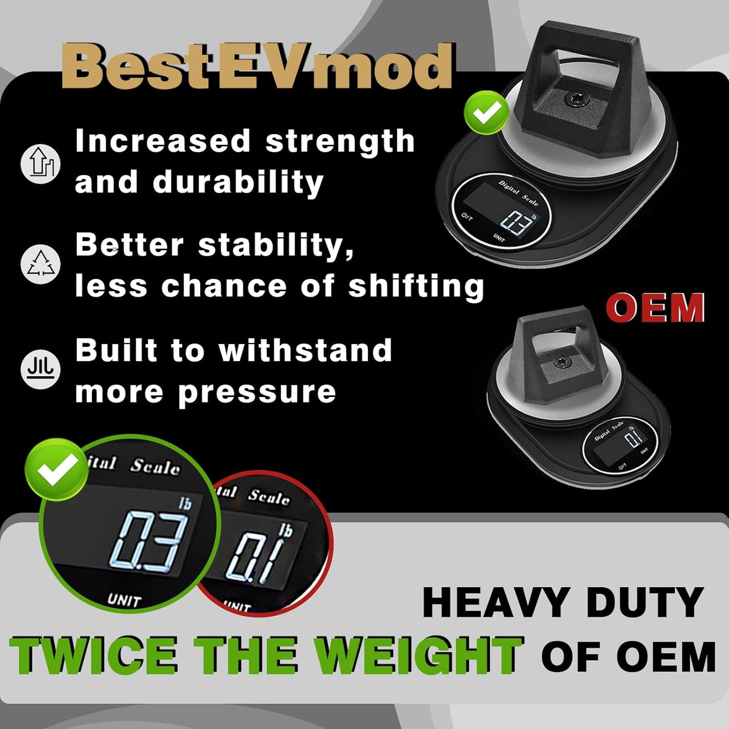 BestEvMod 4PCS Cyber Hooks Bed Rail Track Hook OEM Style Set of 4 Compatible with 2024+ Tesla Cybertruck L Cleat Accessories for Enclosed Trailer Used with L Track Rail Heavy Duty Steel