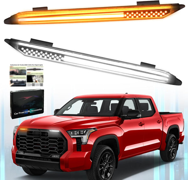 4PCS LED Front Grill Lights for Toyota Tundra 2022–2026 3rd Gen — OMOTOR