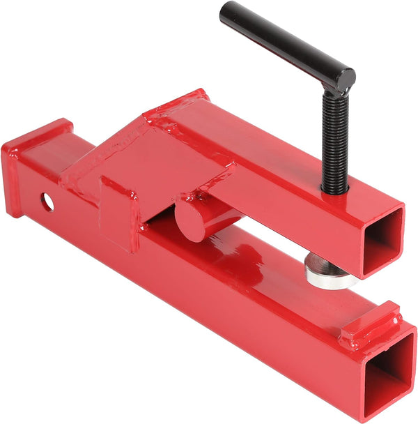 Clamp On Trailer Hitch 2" Ball Tractor Mount Receiver Hitch Mount Adapter Compatible with Deere Bobcat Tractor Bucket - OMOTOR
