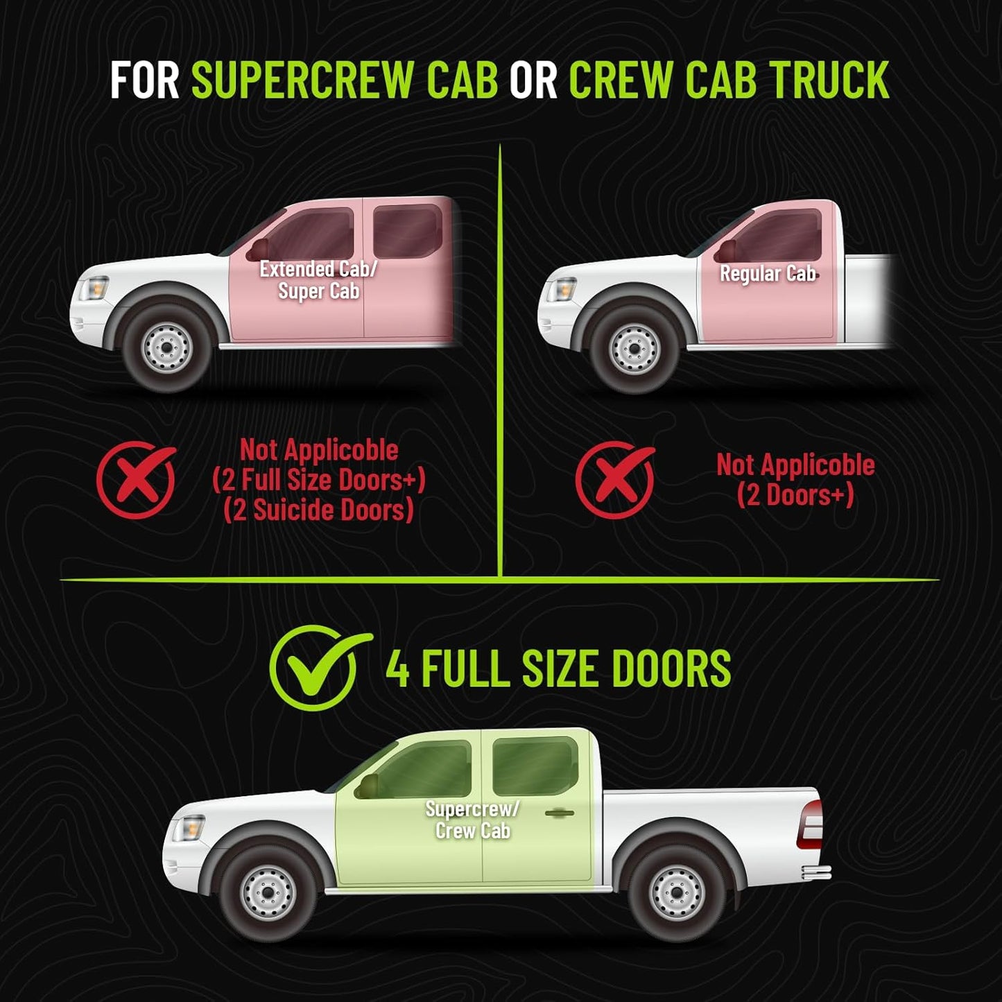 POPSTORE Underseat Storage Box Upgraded Rear Under Seat Organizer Cargo Box Compatible with 2015-2025 Ford F150 SuperCrew & Crew Cab