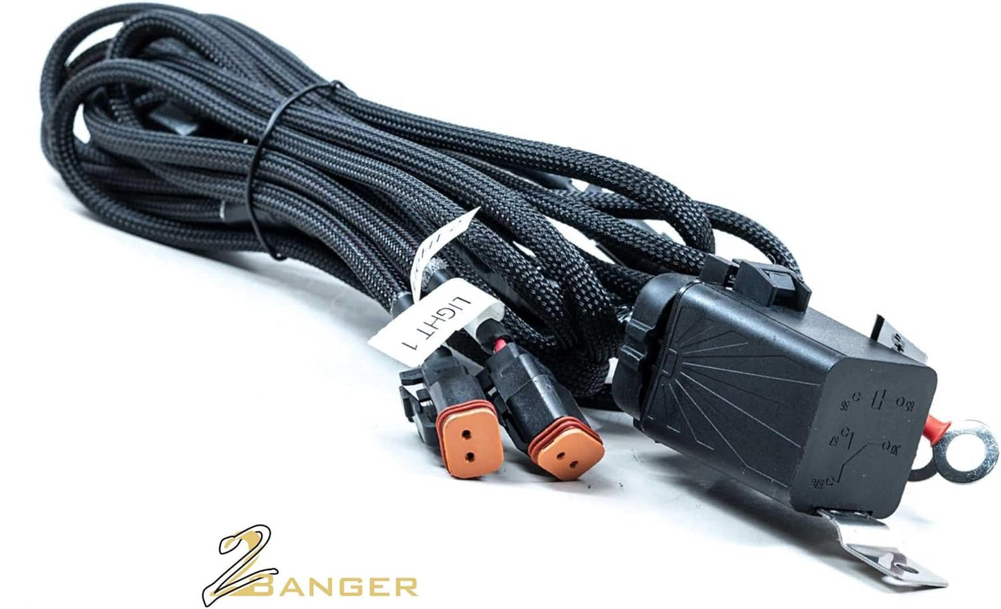 Morimoto 2Banger Ditch Light Kit: Fits Jeep Wrangler JL (NCS Yellow Combo Beam)