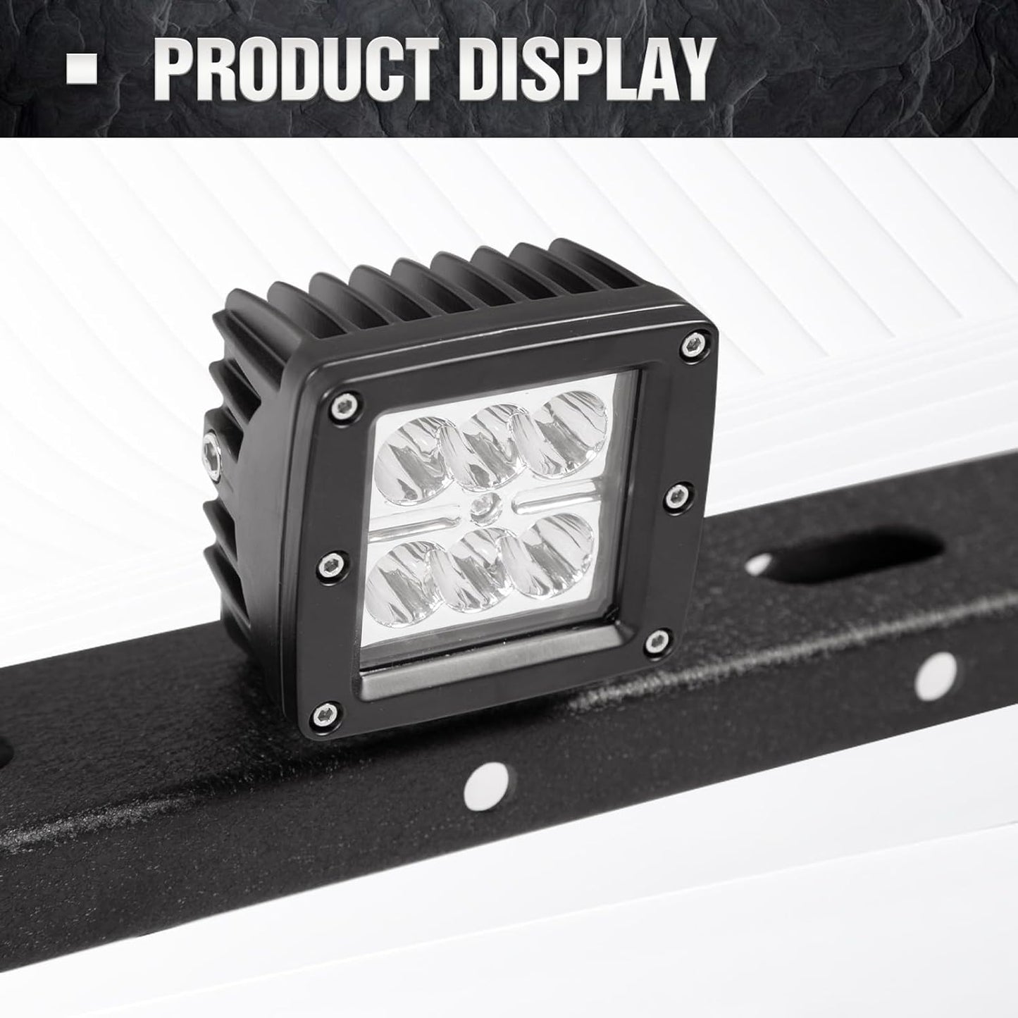 for JK JL JT 300 LBS Roof Rack Cross Bars with 4 x LED Lights Compatible with 2007-2025 Jeep Wrangler JK JL Unlimited & Gladiator JT Hardtop, Cargo Carrier Rooftop Rails Kayak Luggage Crossbars