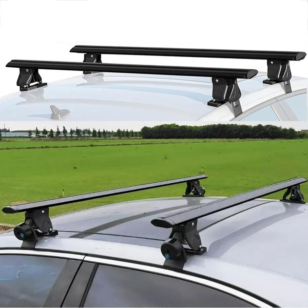 Without Roof Rail Rack Lockable Roof Rack Cross Bars Fit for Dodge Durango 2011-2024 2025 Crossbars Rooftop Luggage Cargo Carrier
