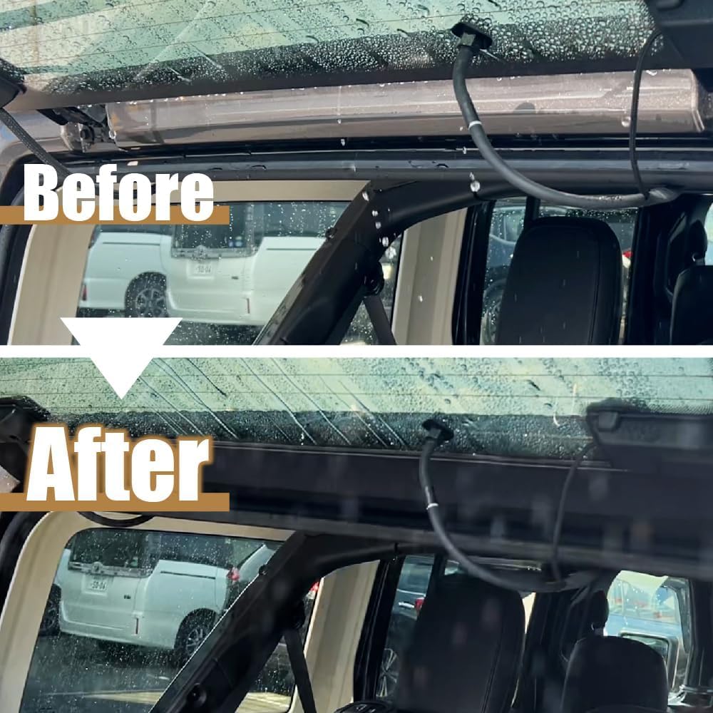 AZUTO Rear Window Trench Hood for Jeep Wrangler JL 2018-2024 Wrangler Accessories MHG-045