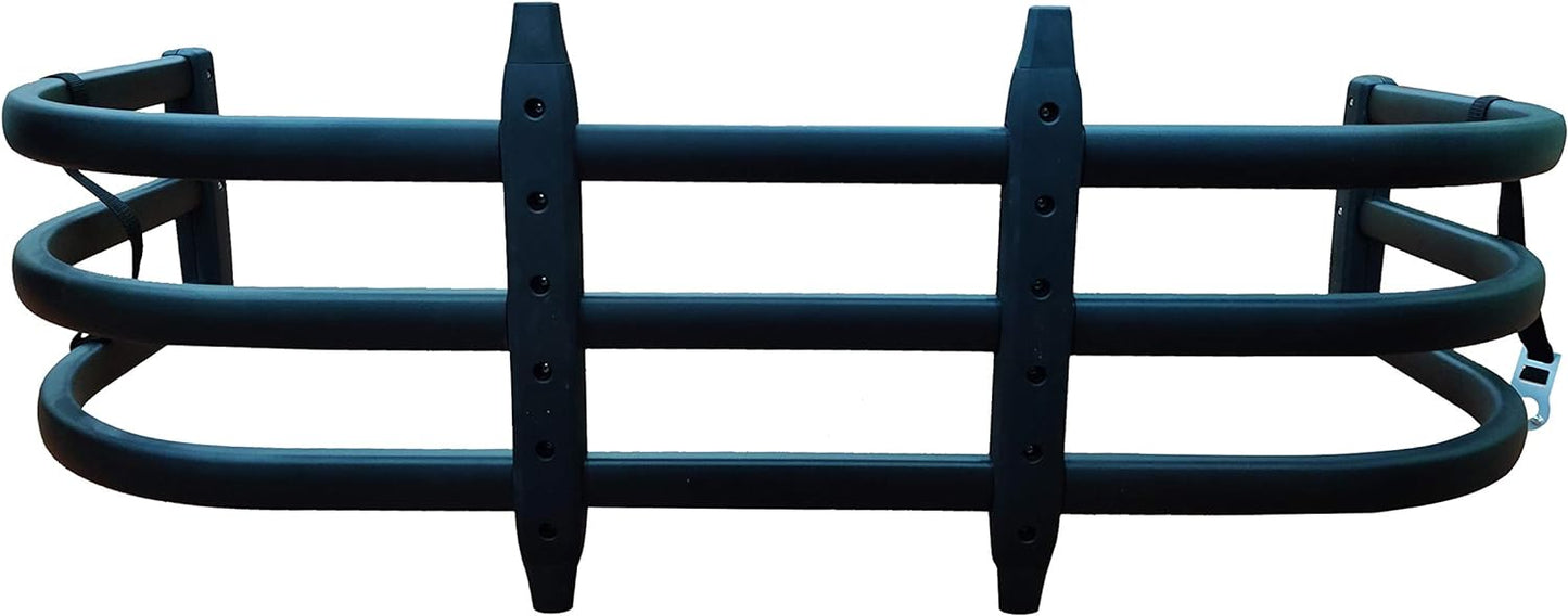 Black Aluminum Truck Bed Extender Retractable 59-69 inches for Silverado Ram Tundra Ford and Other Full-Size Trucks - OMOTOR