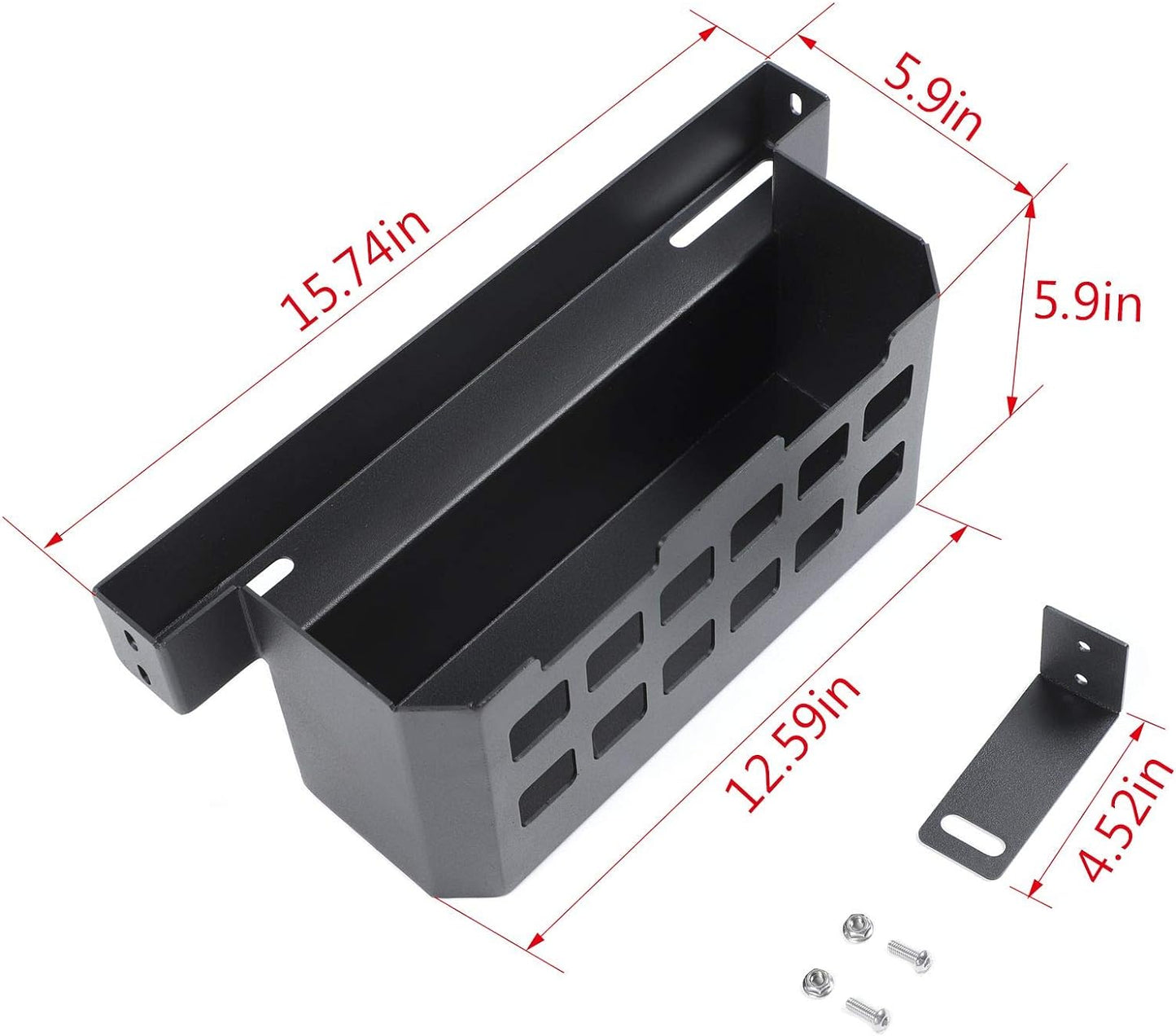 Rear Molle Panel Trunk Side Cargo Rack Shelf Organizer Storage Tray Basket Metal Cargo Holder for 1997-2022 Jeep Wrangler TJ JK JL