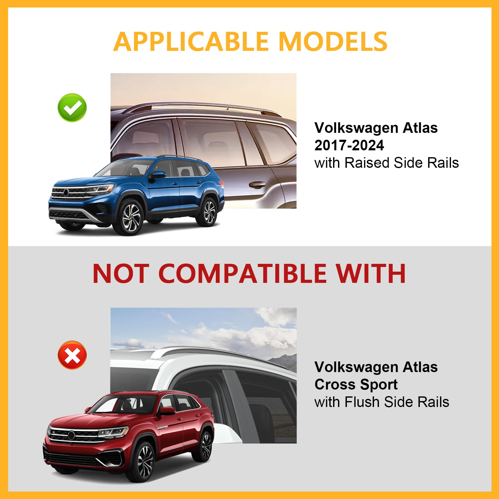 220lbs Roof Rack Cross Bars Compatible with Ford Explorer 2020-2024, Heavy Duty Aluminum Anti-Theft Lockable Metal Lock Roof Rails Crossbars Rooftop Cargo Bars Luggage Racks Carrier - OMOTOR
