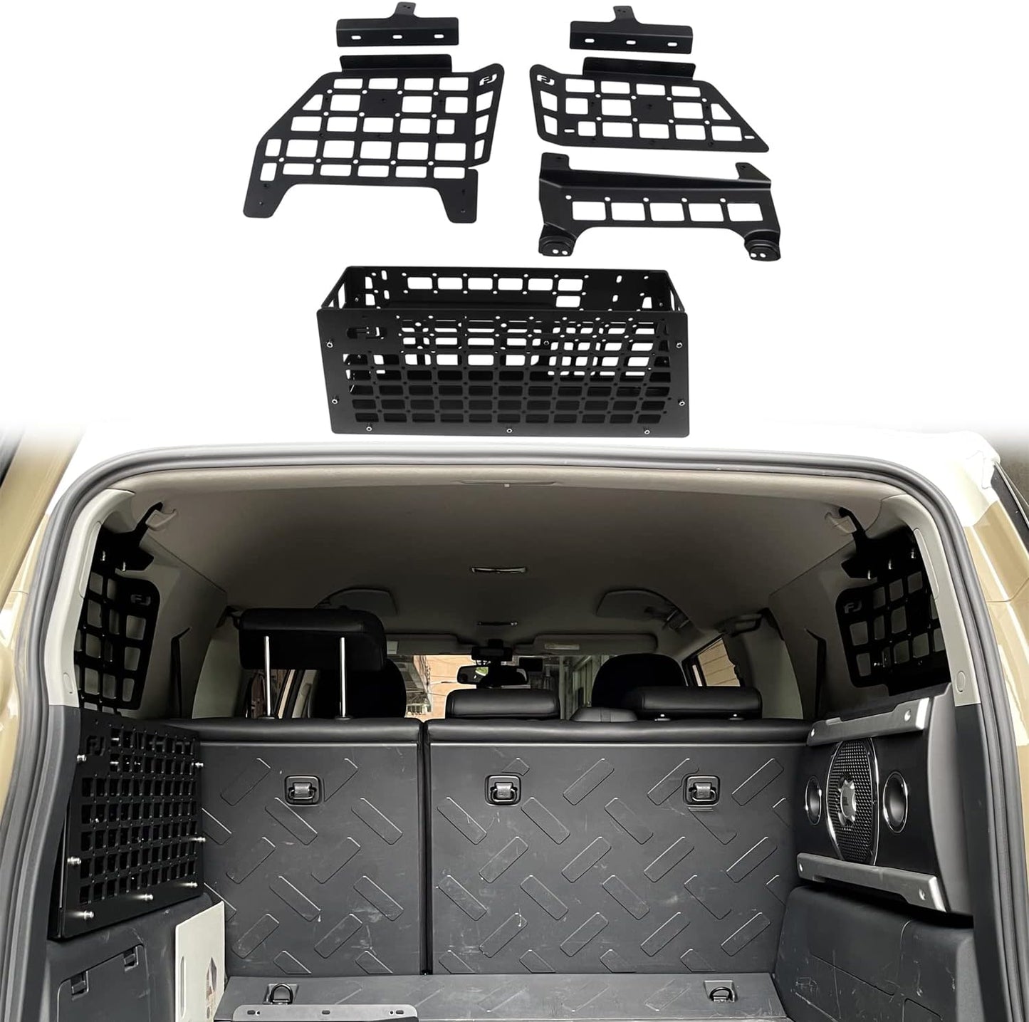 Modular Storage Panel Trunk Shelf Interior Luggage Storage Carrier for Toyota FJ Cruiser (XJ10) 2007-2023 - OMOTOR