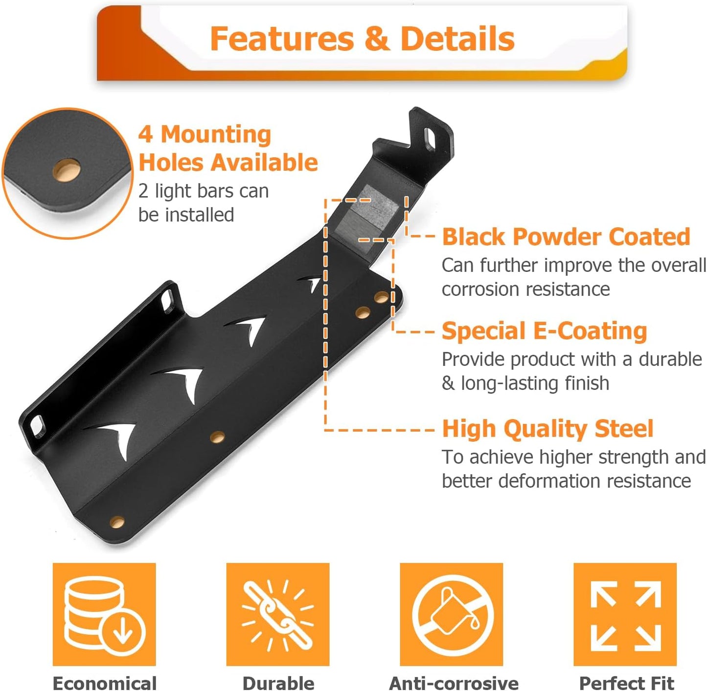 WeiSen 2PCS 42" Dual Row Curved LED Light Bar & Front Hidden Grill Light Bar Mounting Brackets w/Wiring Kit Compatible with Toyota Tundra 2014-2021