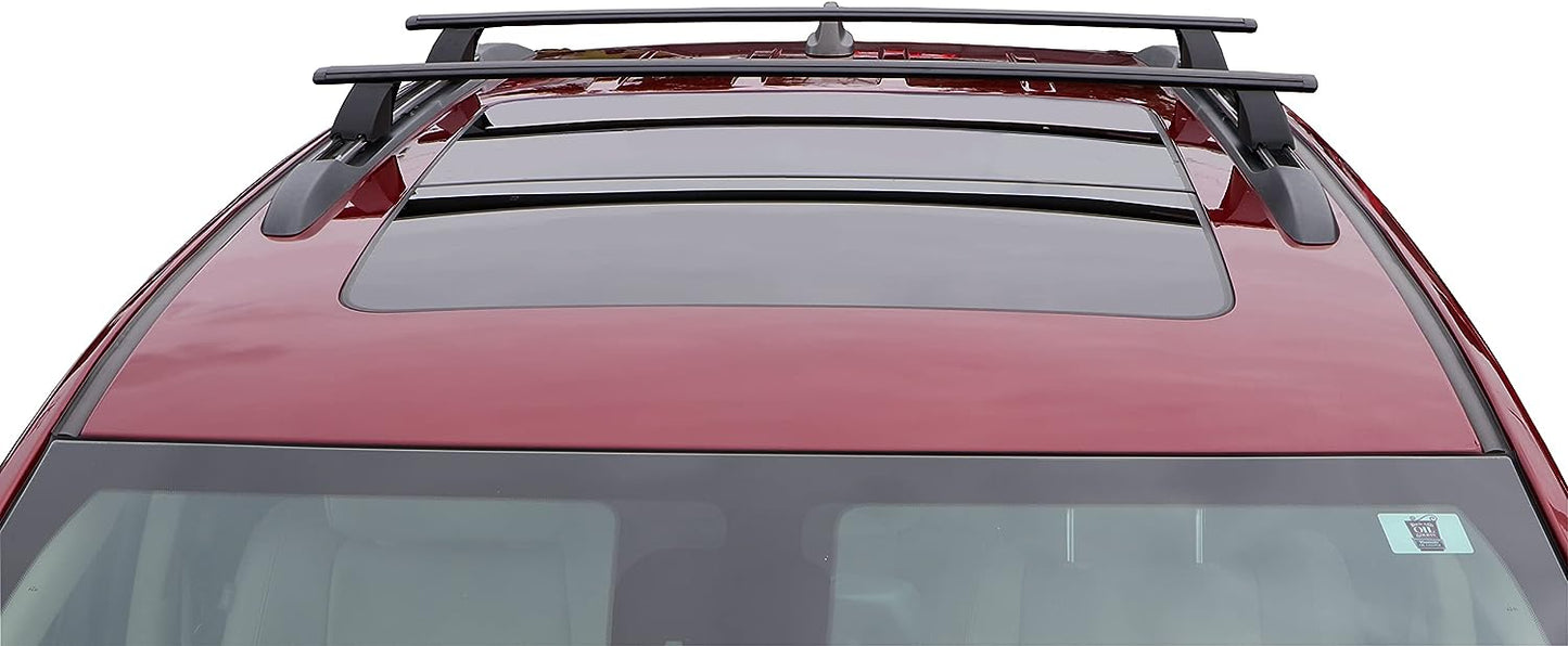 Crossbars Roof Racks Luggage Racks Replacement for 2011-2021 Jeep Grand Cherokee with Grooved Metal Roof Side Rails - OMOTOR
