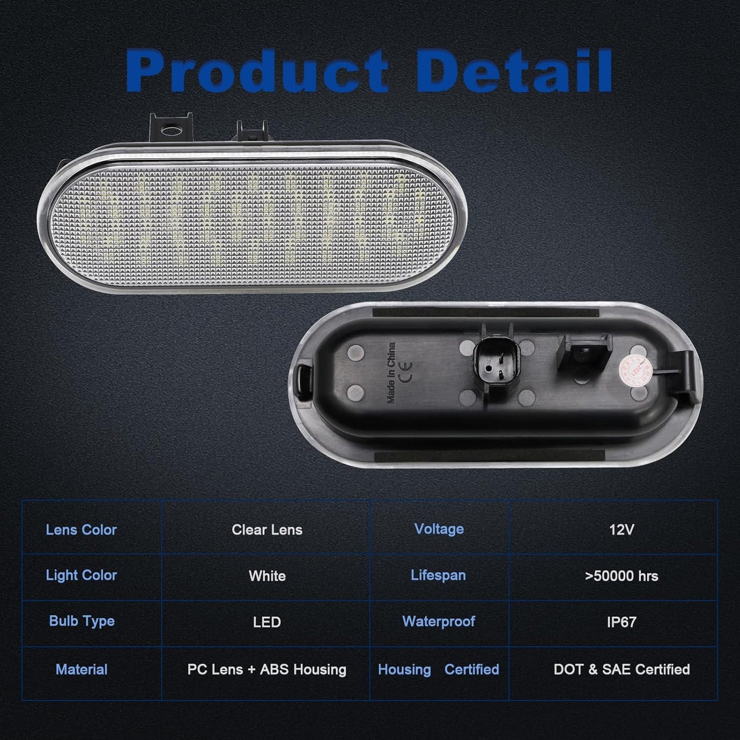 LED Truck Bed Cargo Light Compatible with 2015-2024 F150/ 2017-2024 F150 Rap-tor F250 F350 Super Duty, Plug & Play Installtion, 6000K 40-SMD LED Truck Bed Light Assemblies