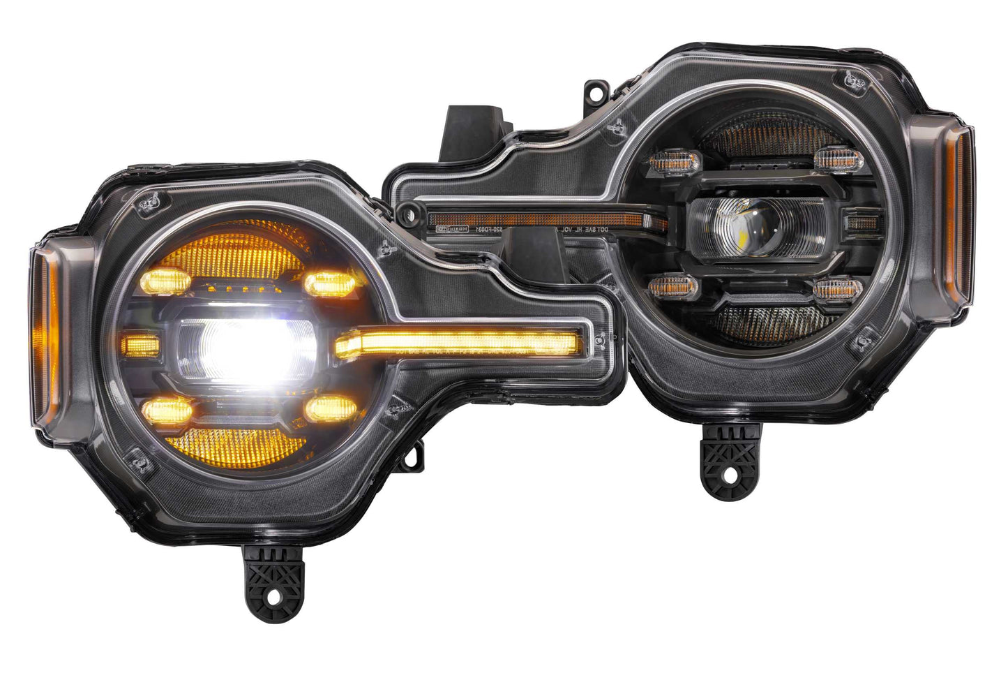 Morimoto XB LED Headlights Fits Ford Bronco 2021+ Plug and Play Headlight Assemblies, White DRL (LF497)