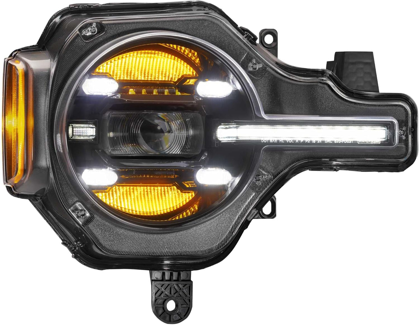 Morimoto XB LED Headlights Fits Ford Bronco 2021+ Plug and Play Headlight Assemblies, White DRL (LF497)