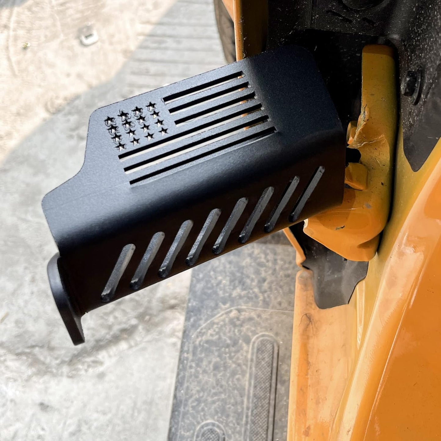 BESTAOO Door Hinge Front Foot Peg Rest Pedal for Ford Bronco Accessories 2021 2022 2023 2024 2025 2 Door 4 Door - 1 Pair