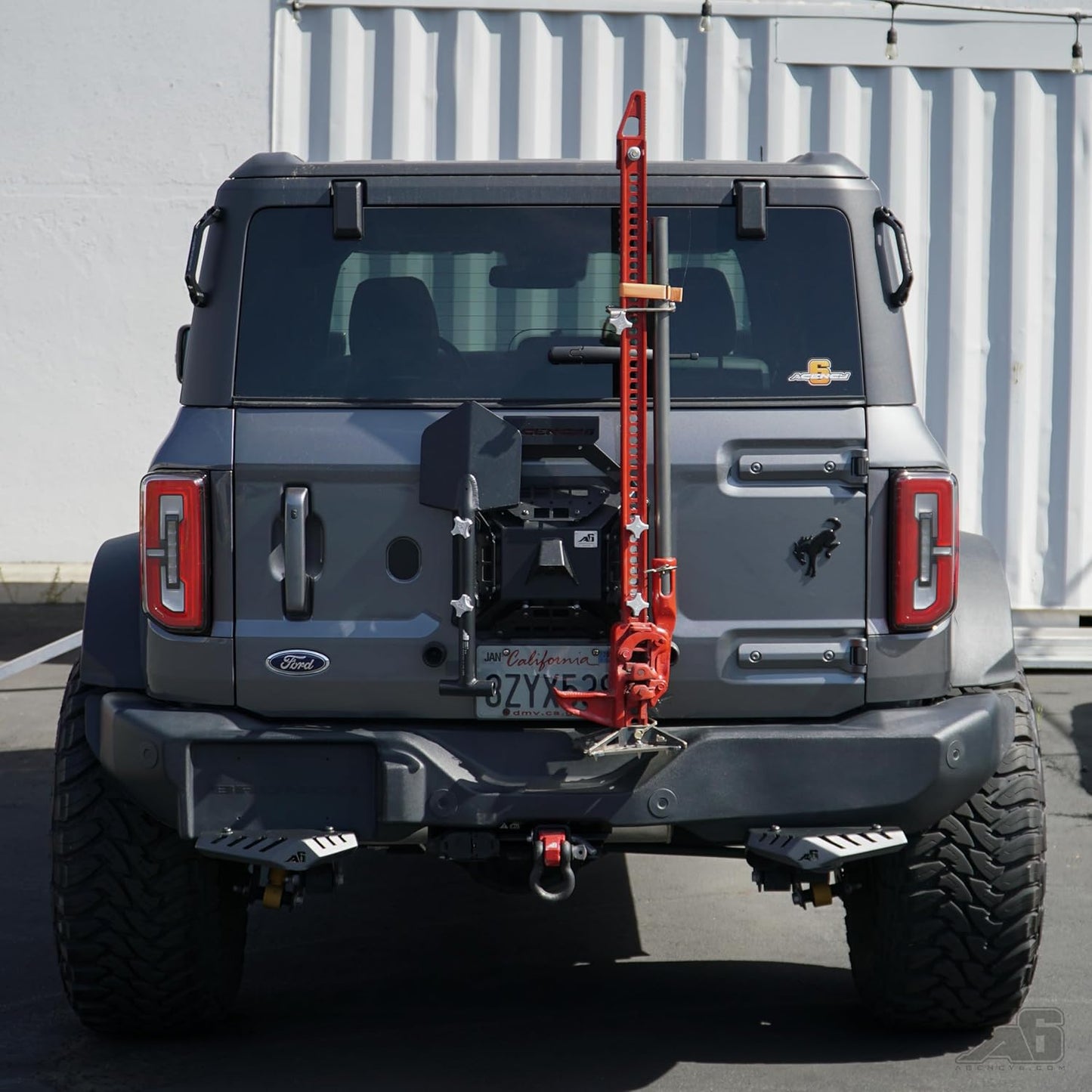 Agency 6 Rear Step Set for Ford Bronco 2021+, Easily Gain Access to Roof Top - Made in The USA - 1 Pair
