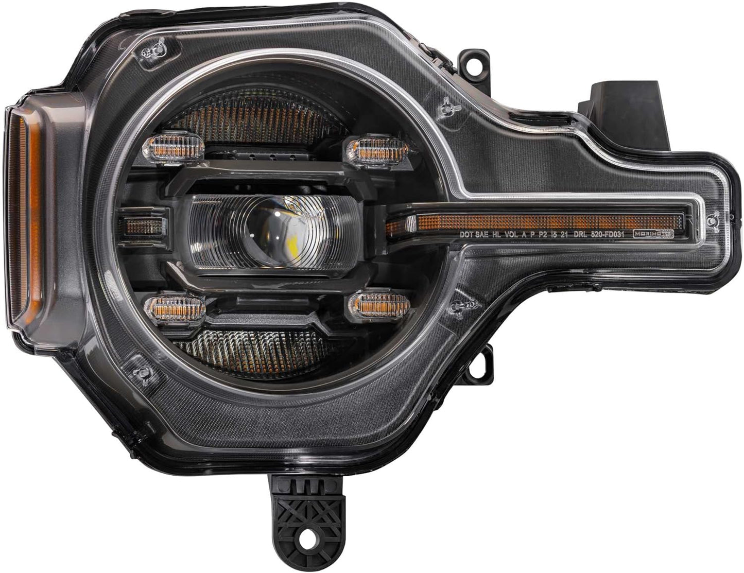 Morimoto XB LED Headlights Fits Ford Bronco 2021+ Plug and Play Headlight Assemblies, White DRL (LF497)