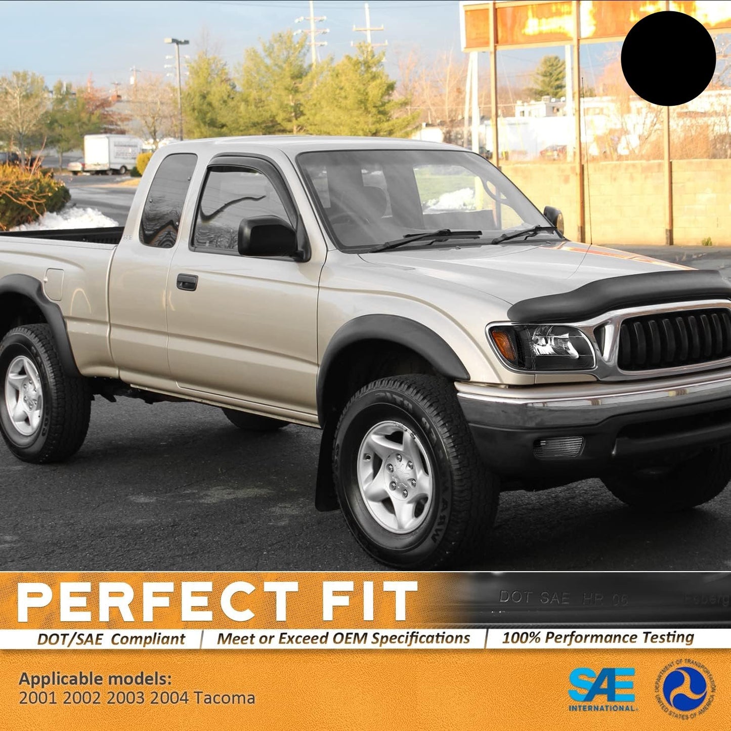 For 2001-2004 Toyota Tacoma Headlights Assembly Replacement Headlight+Corner Parking Signal Lights+Bumper Light - OMOTOR