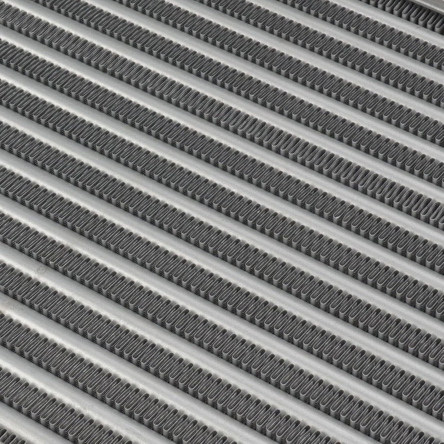 2.5" I/O Universal Aluminum Tube and Fin Front Mount Turbo Intercooler Overall Size 31" x 13" x 3"/Core Size: 23" x 10.5" x2.5"