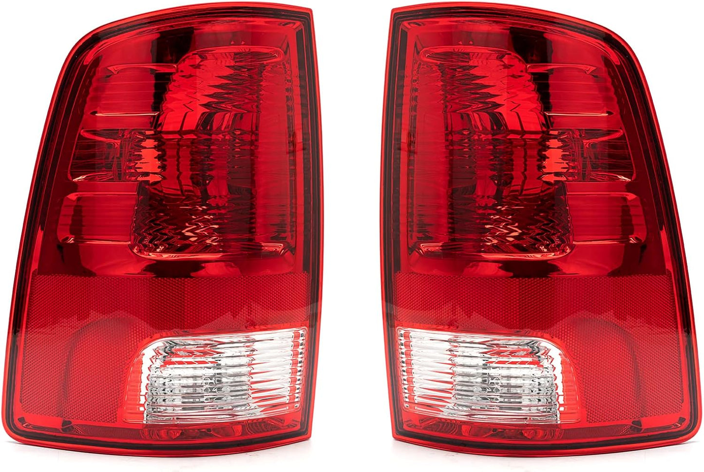 Tail Light Assembly for 1994-2001 & 2007-2018 Dodge Ram 1500/2500/3500 – Driver & Passenger Side, Rear Brake Lamps with Bulb & Wiring Harness - OMOTOR