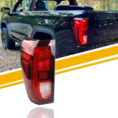 Tail Light Assembly for 2019-2024 GMC Sierra 1500/2500/3500 HD – Left & Right Side, Halogen & LED Rear Lamp