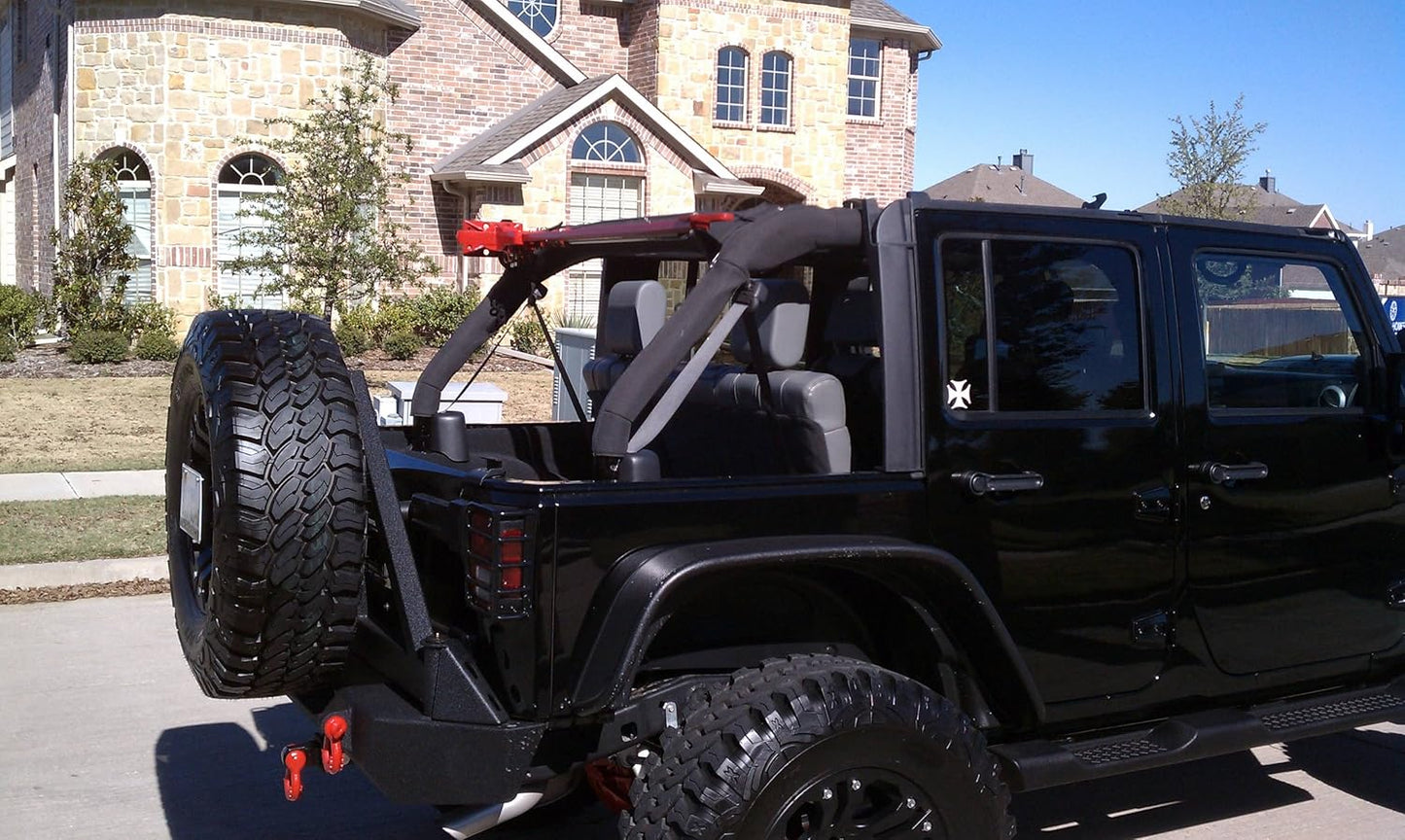Stealth Hi-Lift Jack Mount Kit intended for Jeep JK Wrangler 4-Door (PLEASE CAREFULLY READ and UNDERSTAND ALL FITMENT DETAILS IN DESCRIPTION BELOW)