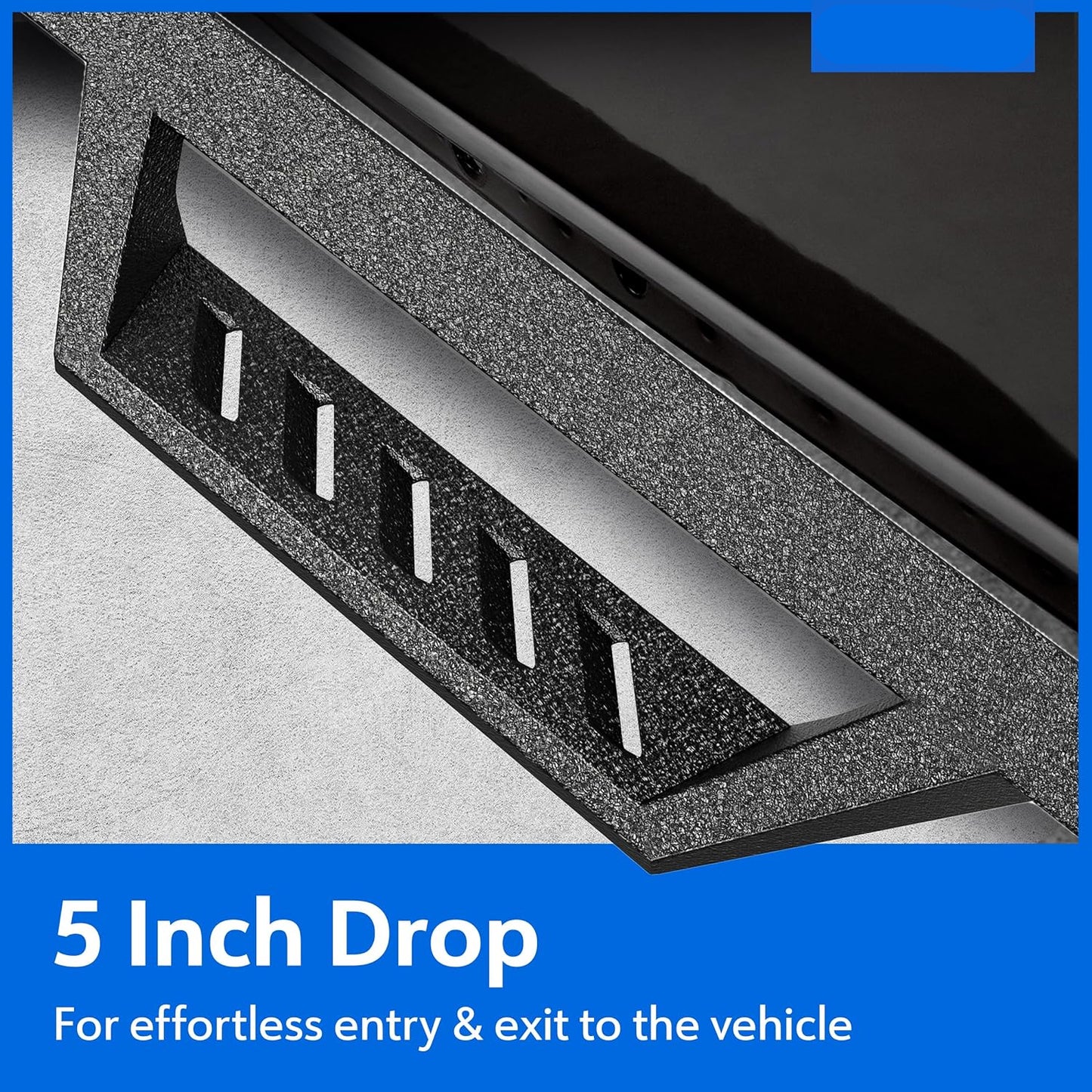 Tyger Auto LanderX Running Board Compatible with 2010-2024 Toyota 4Runner (Exclude Limited; Nightshade; TRD Sport; 10-13 SR5) | TG-LX3T82428 | Drop Step Side Step Rail Nerf Bars