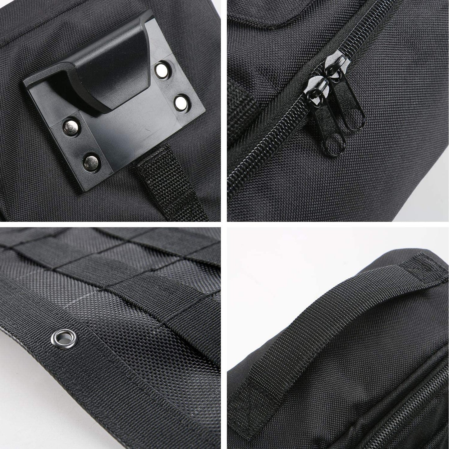 Tailgate Tool Kit Storage Bag Organizer Racks for 2007-2018 Jeep Wrangler JK JKU 2018-2019 JL JLU, Canvas, 3PCS - OMOTOR
