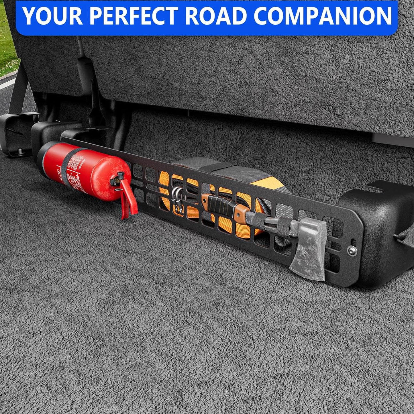Seat Bottom Divider Panel Compatible with 2015-2025 Ford F150 Under Seat Organizers Molle Panel Replacement for 2015-2025 F-150 Accessories
