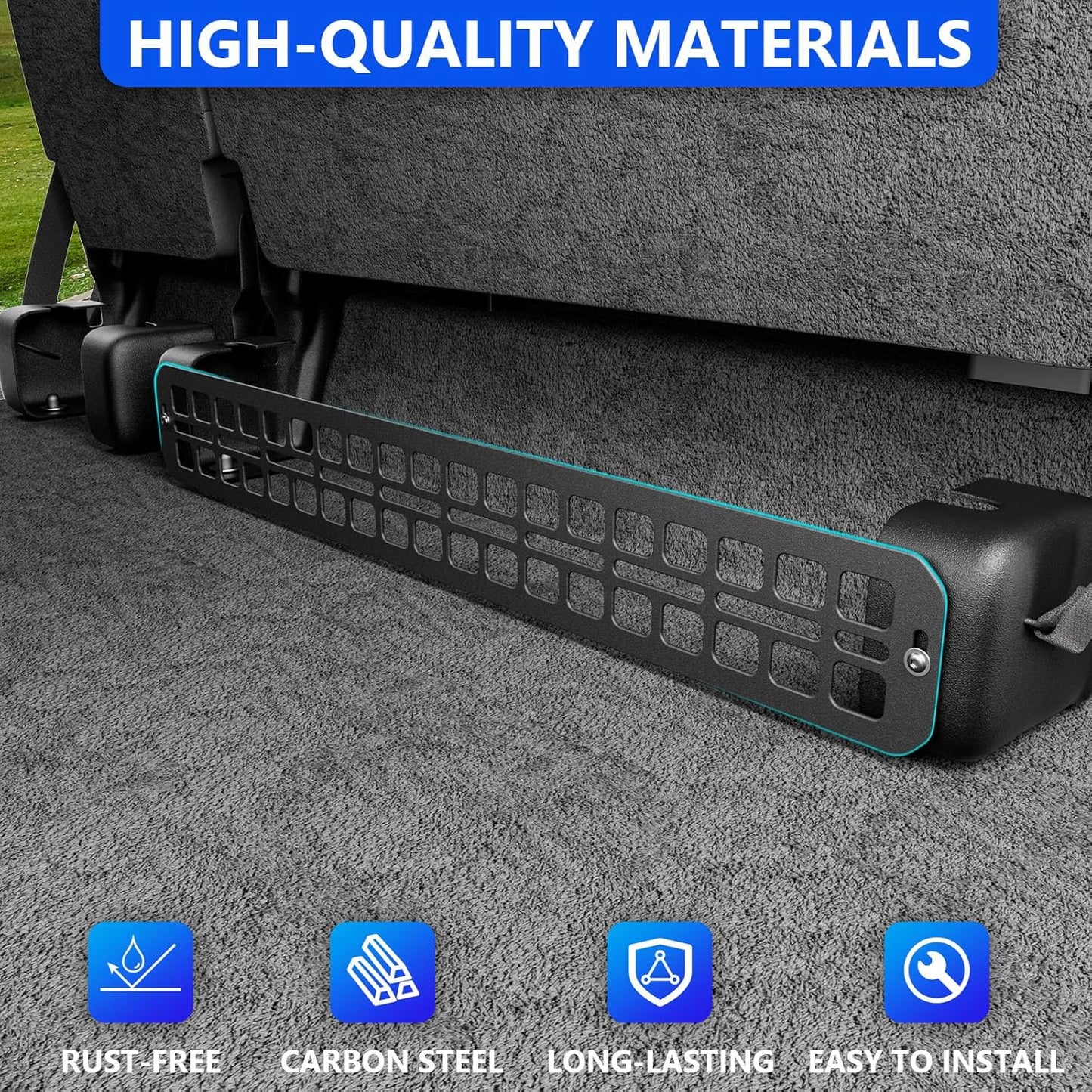Seat Bottom Divider Panel Compatible with 2015-2025 Ford F150 Under Seat Organizers Molle Panel Replacement for 2015-2025 F-150 Accessories