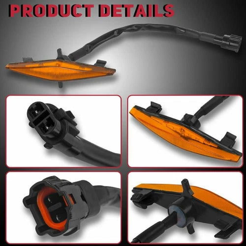 Raptor Style Amber Grill LED Lights Kit Fit For Toyota 4Runner TRD PRO 2014-2024 - OMOTOR