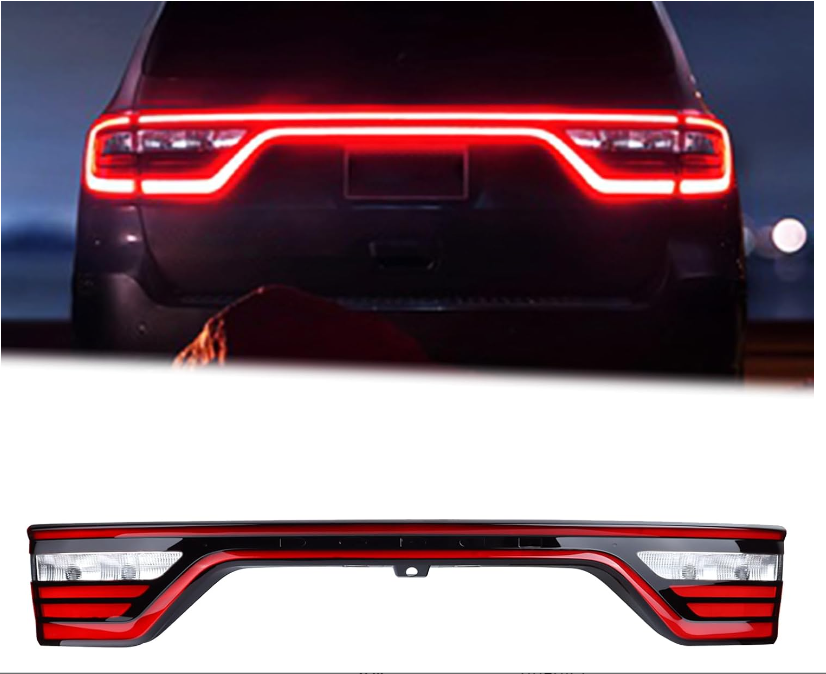 Black Smoke UBar Neon Tube Running Light LED Tail Lamp For 04-09 Dodge Durango E - Foto 11