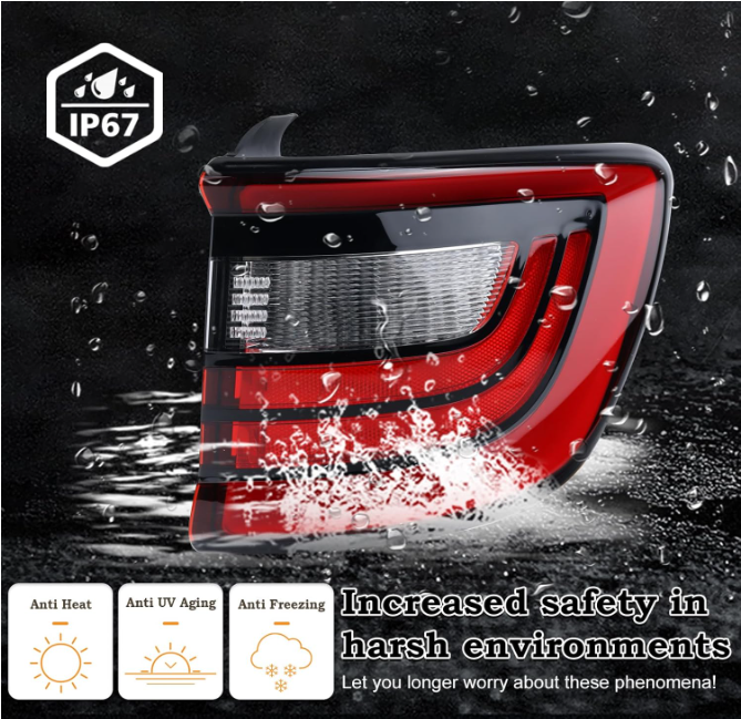 Vehicle LED Rear Taillight Lighting System Compatible With Dodge Durango 2014-2023 - OMOTOR