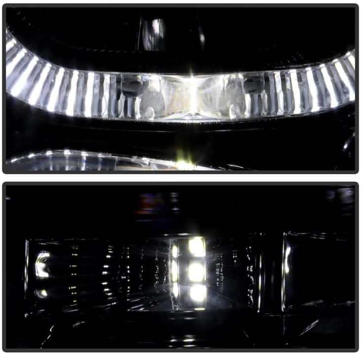 For 2009-2014 Ford F150 SMD LED Halo Projector Headlights - OMOTOR