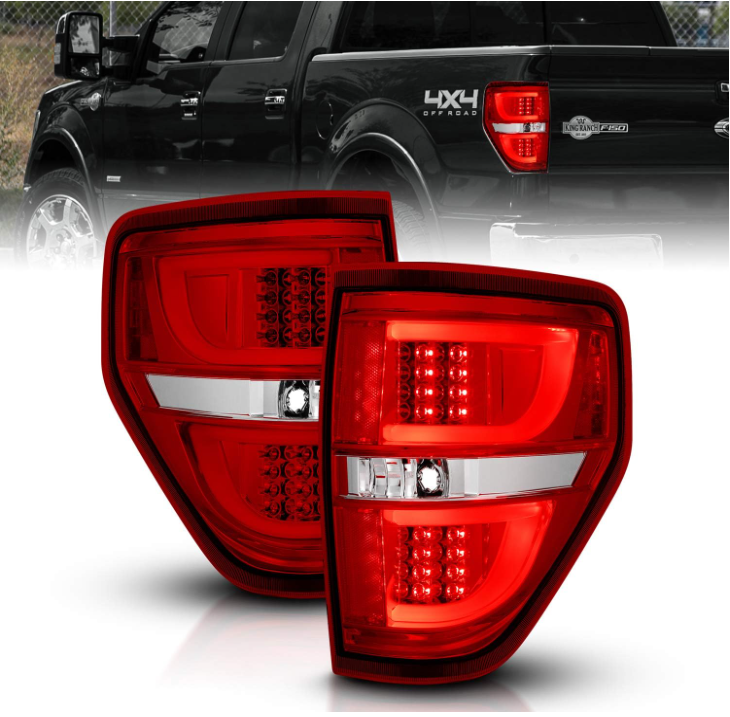 LED Light Bar Replacement Car Tail lights Set For 09-14 Ford F-150 - OMOTOR