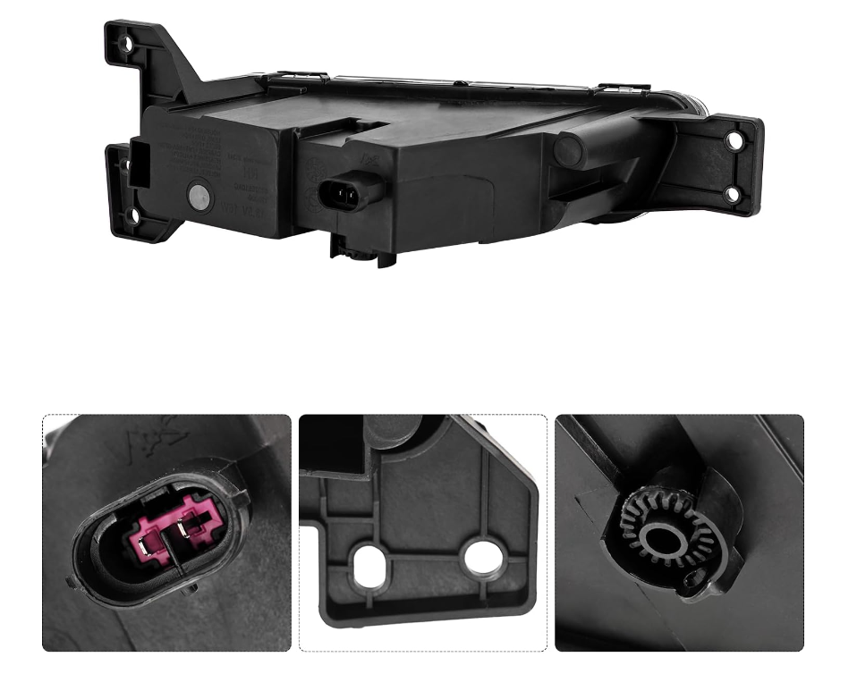 LED Fog Light Front Bumper Light With Bulbs Replacement for Jeep Grand Cherokee 2017-2023 for Dodge Durango 2014-2023 - OMOTOR