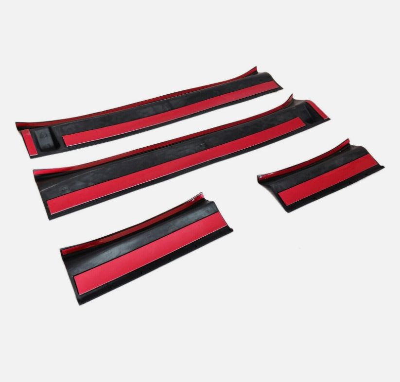 Door Sill Guards Entry Scuff Plate Cover For Jeep Wrangler JL 2018-2025 4-Door - OMOTOR