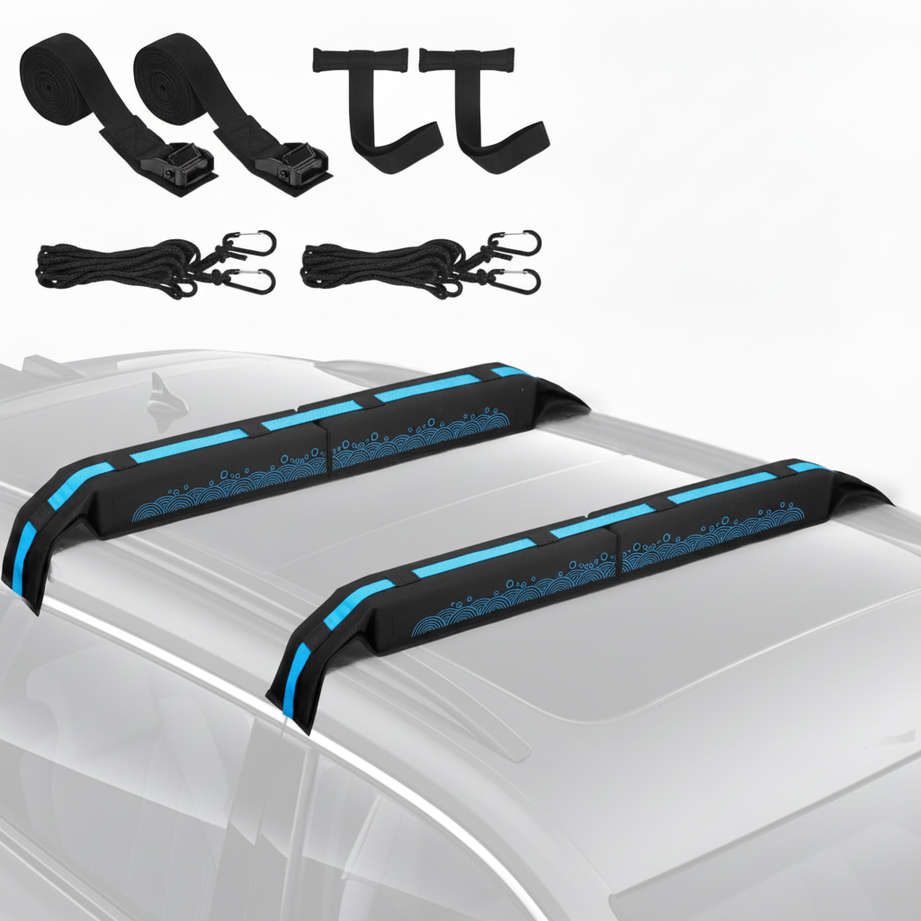 Universal Car Soft Roof Rack for Kayak, Surfboard, Canoe, Luggage