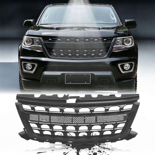 Front Grille Compatible with 2016 - 2020 Colorado Base/LT/WT / Z71 Models