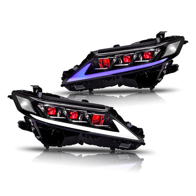 Triple Beam Headlights for Toyota 8th Gen Camry 2018-2023 LE SE XLE XSE TRD