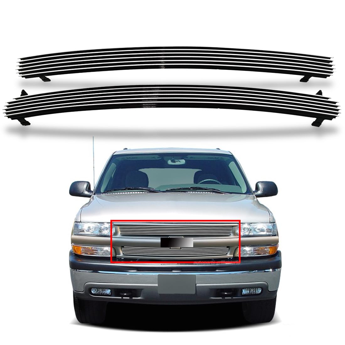 Billet Grille Grill for 1999-2002 Chevy Silverado 1500/2006 Tahoe