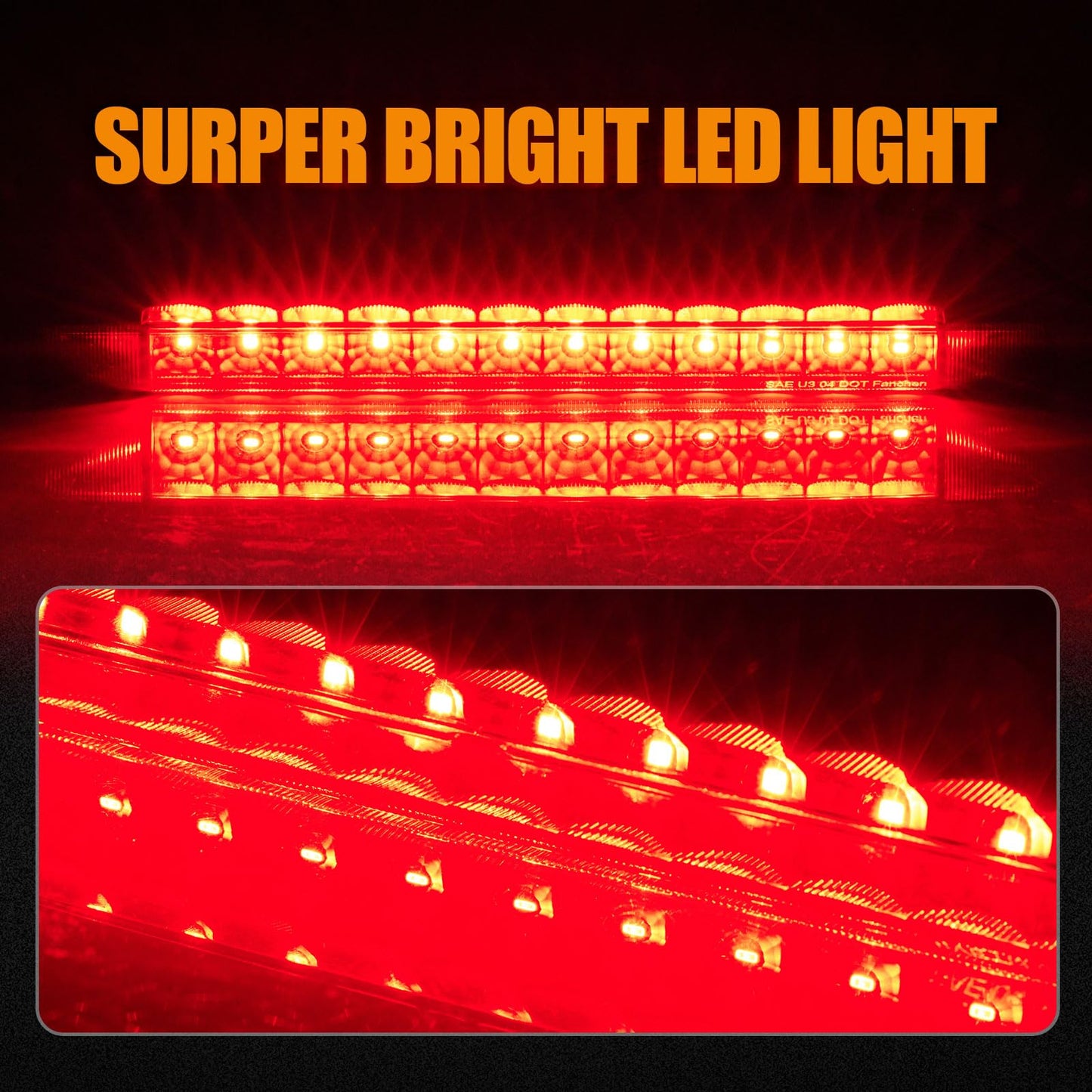 Third 3rd Brake Light LED for 2010-2024 Toyota 4Runner - OMOTOR