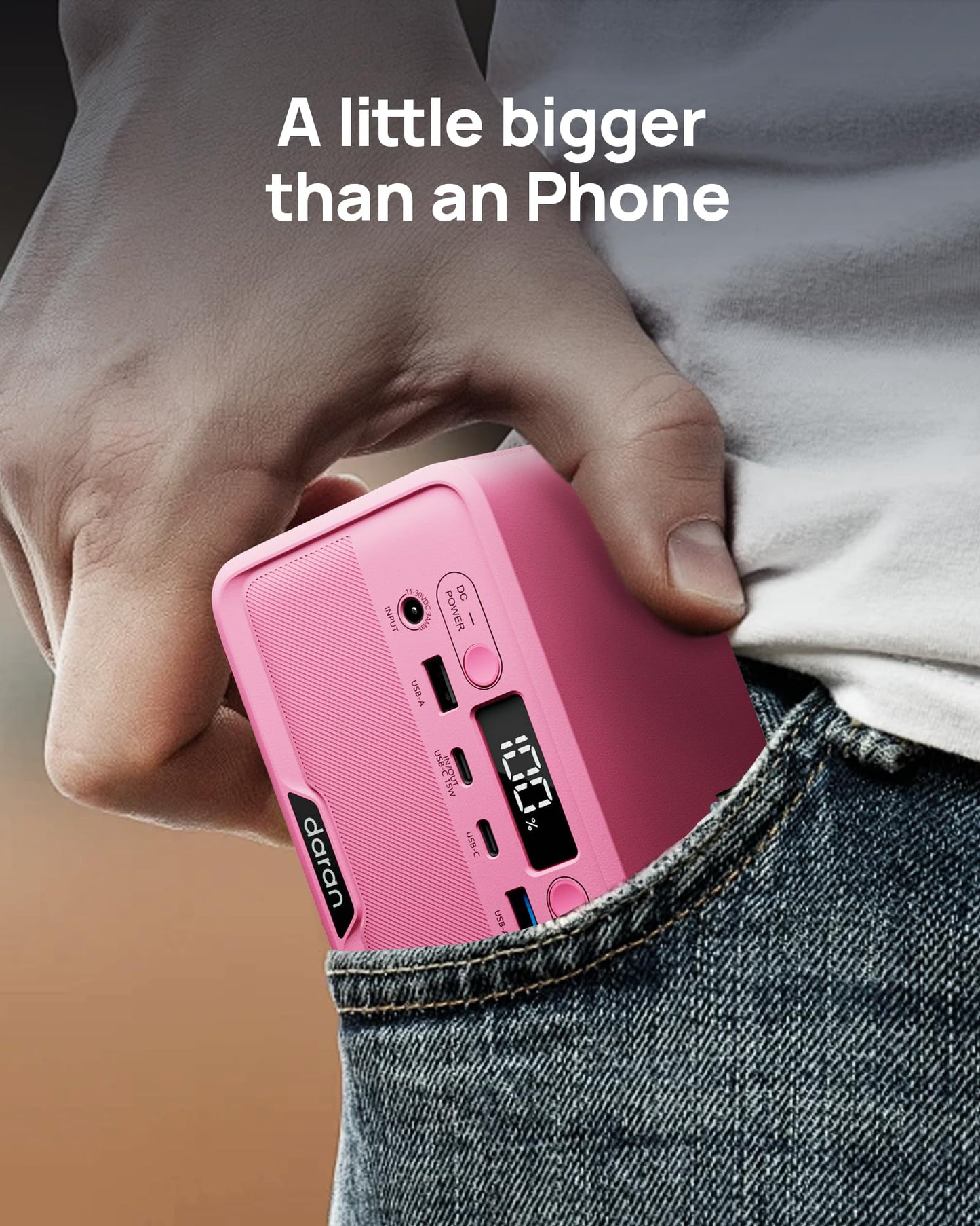 Portable Power Station 28,000mAh Battery 200W Peak Solar Power Bank - OMOTOR
