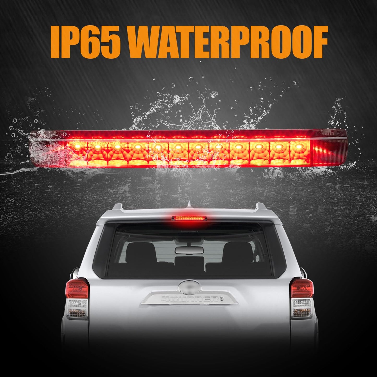 Third 3rd Brake Light LED for 2010-2024 Toyota 4Runner - OMOTOR