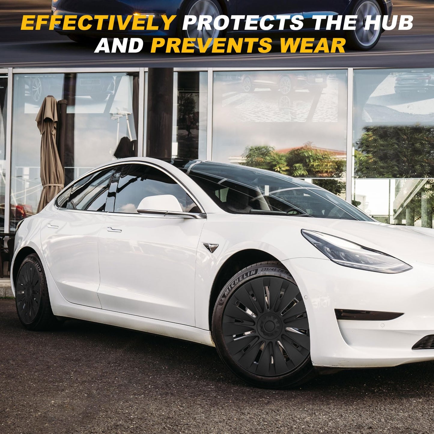19 Inch Wheel Covers for Tesla Model Y Accessories 2021-2024
