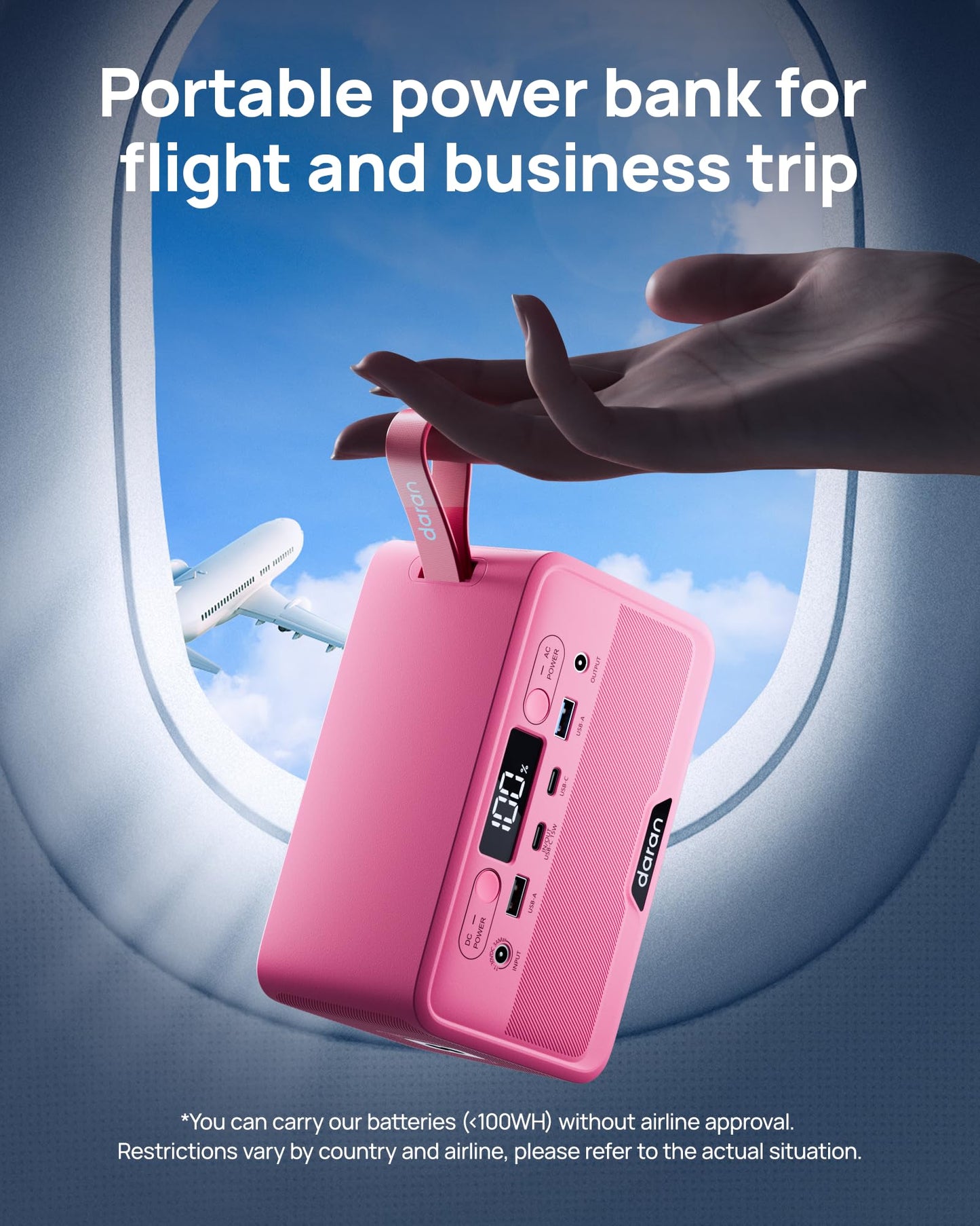 Portable Power Station 28,000mAh Battery 200W Peak Solar Power Bank - OMOTOR