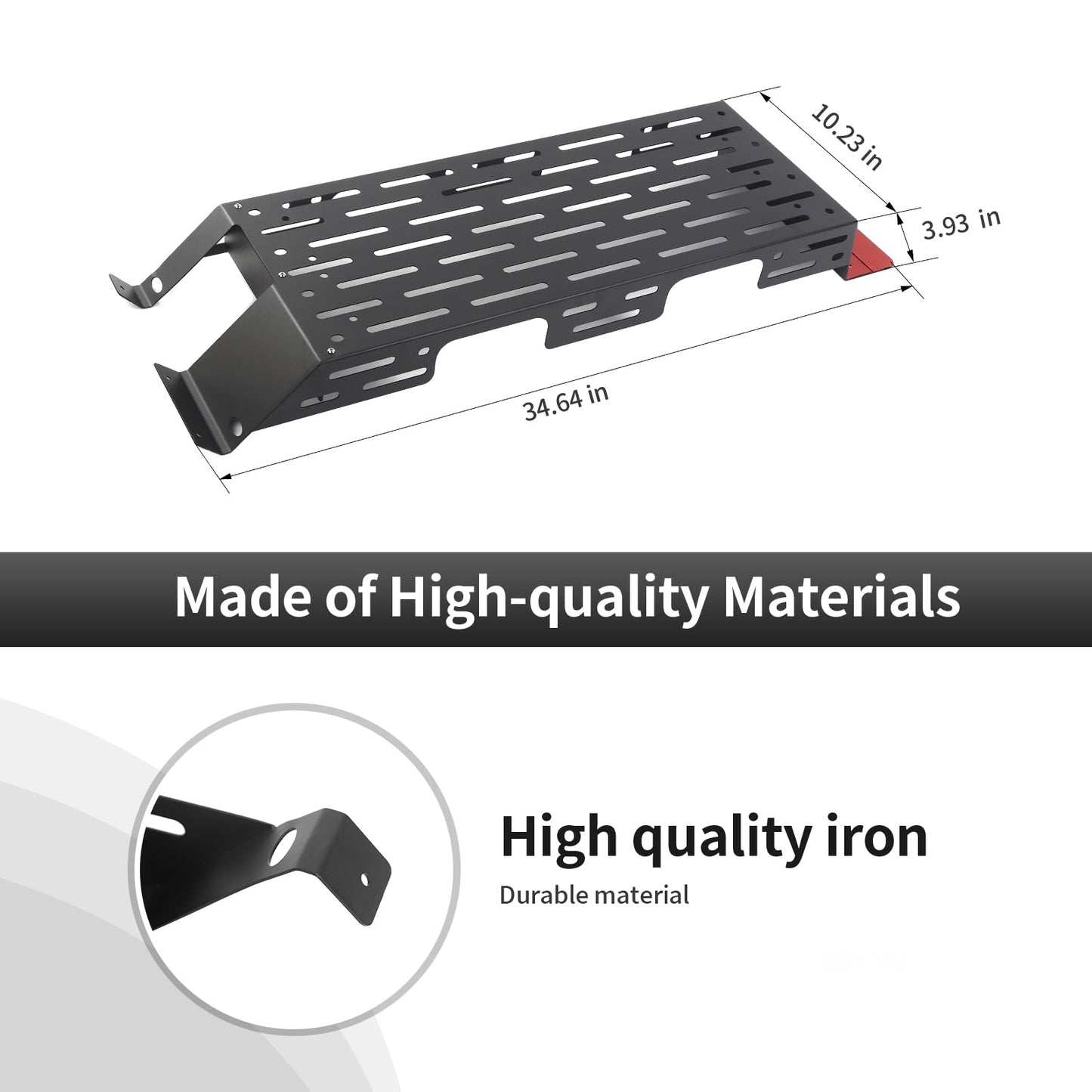 Rack Overhead Molle Panel Accessories Fit for 2018-2025 Jeep Wrangler JL JLU, for 2018-2025 Jeep Gladiator JT - OMOTOR