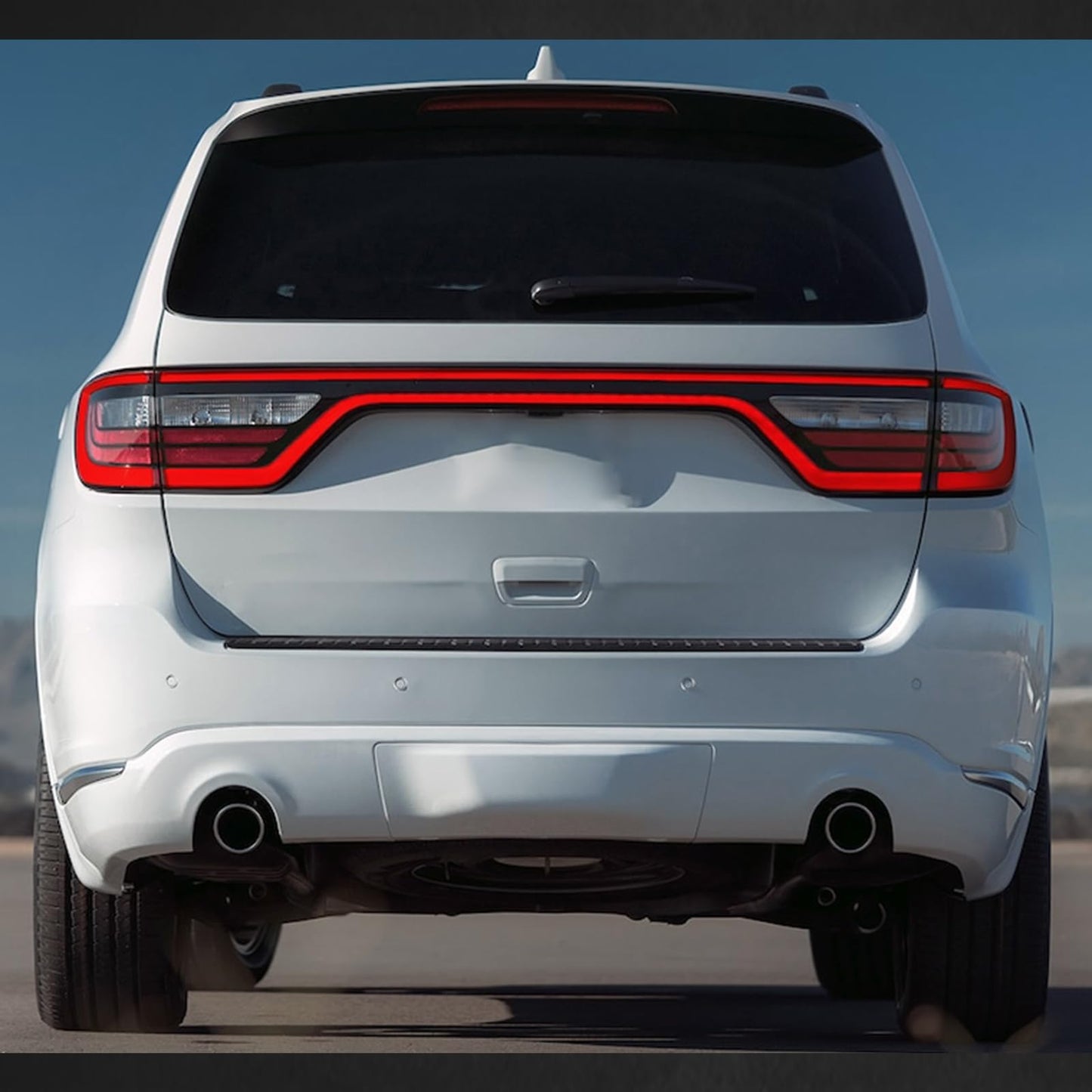 LED Liftgate Center Tail Light for 2014-2023 Dodge Durango – Rear Lamp with Camera Hole - OMOTOR