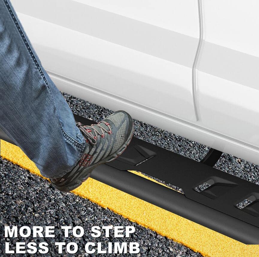 7” Running Boards Custom Fit 2007-2018 Chevy Silverado/GMC Sierra 1500 & 2007-2019 2500/3500HD(do not fit Diesel Model) - OMOTOR