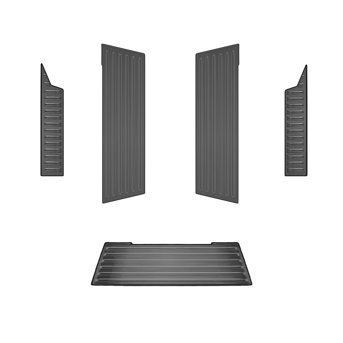 Rear Bumper Tailgate Protector Cover Compatible with Tesla Cybertruck 2023 2024 Accessories - OMOTOR